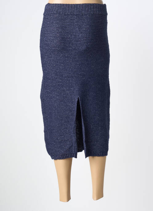 Jupe longue coupe droite bleu TIFFOSI femme