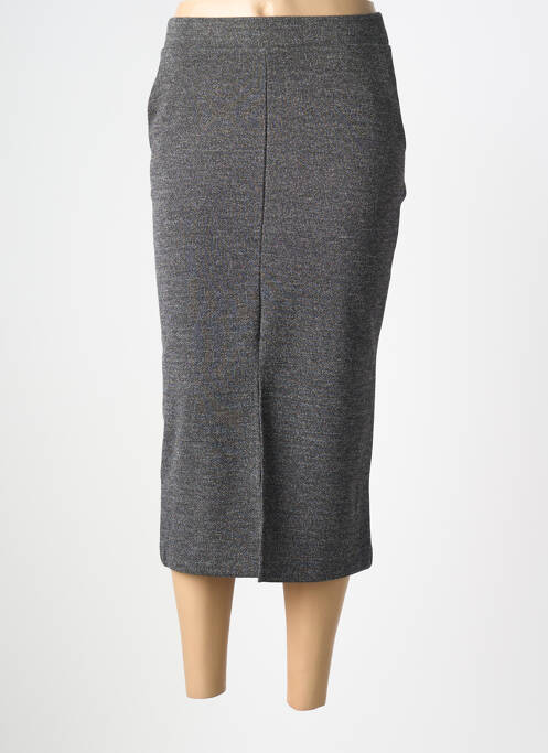 Jupe longue coupe droite gris B.YOUNG femme