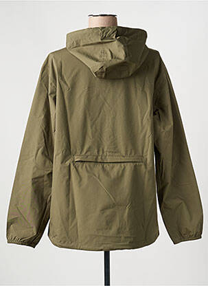 Imperméable manches longues a capuche vert FLOTTE femme