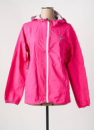 Imperméable fermeture zippée sur le devant a capuche rose FLOTTE femme
