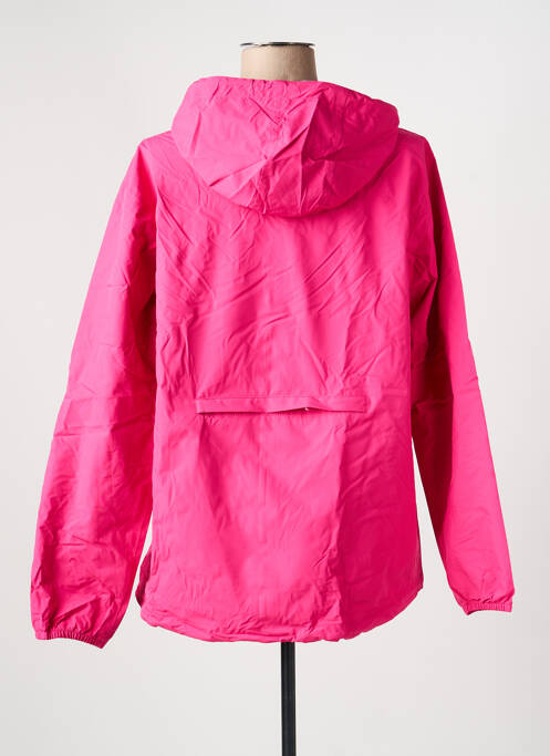 Imperméable fermeture zippée sur le devant a capuche rose FLOTTE femme