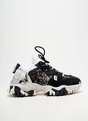 Baskets bout rond talon de 4 à 6cm noir JOIA femme
