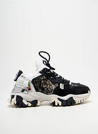 Baskets bout rond talon de 4 à 6cm noir JOIA femme
