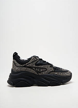 Baskets bout rond talon de 4 à 6cm noir STEVE MADDEN femme