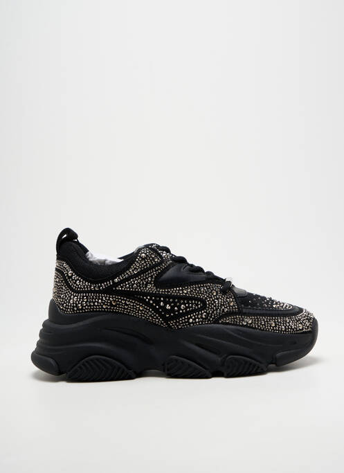 Baskets bout rond talon de 4 à 6cm noir STEVE MADDEN femme