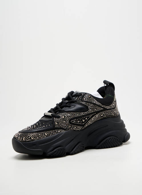 Baskets bout rond talon de 4 à 6cm noir STEVE MADDEN femme