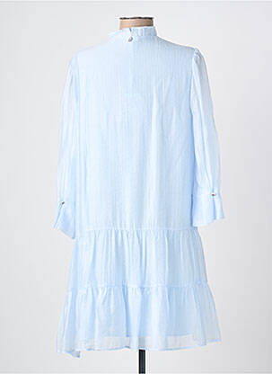 Robe courte manches longues manches longues bleu LIU JO femme