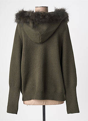 Veste casual coupe droite vert AU SOLEIL DE ST TROPEZ femme