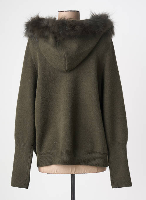 Veste casual coupe droite vert AU SOLEIL DE ST TROPEZ femme