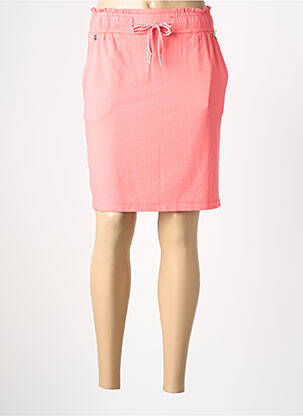 Jupe courte poches rose STREET ONE femme