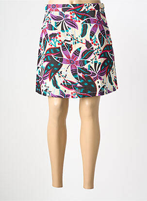 Jupe courte poches violet LA FIANCÉE femme
