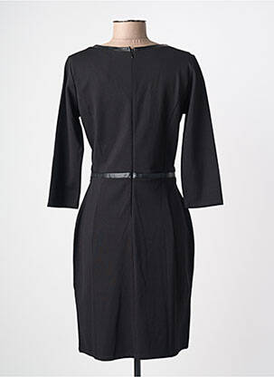 Robe mi-longue manches 3/4 manches 3/4 noir SURKANA femme