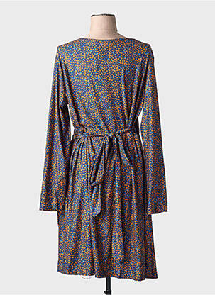 Robe mi-longue manches longues manches longues orange LA FIANCÉE femme