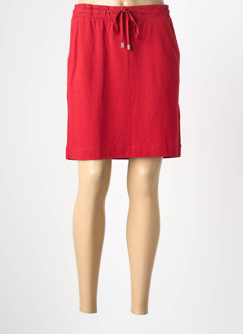 Jupe courte poches rouge STREET ONE femme