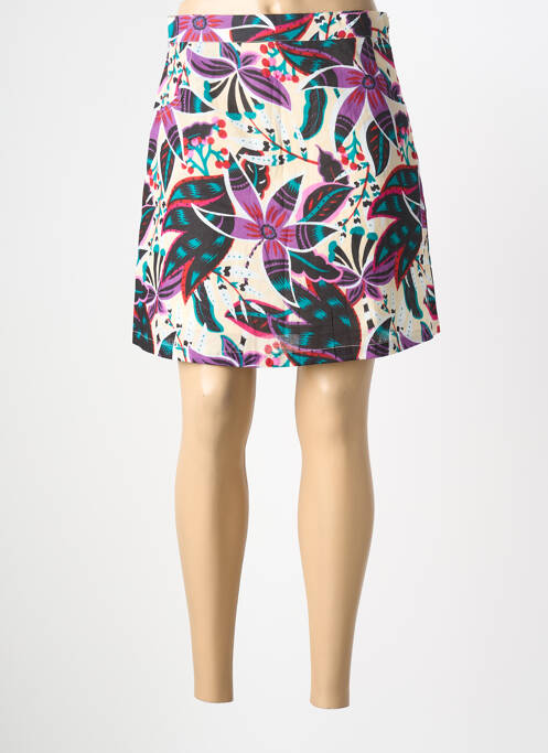 Jupe courte poches violet LA FIANCÉE femme