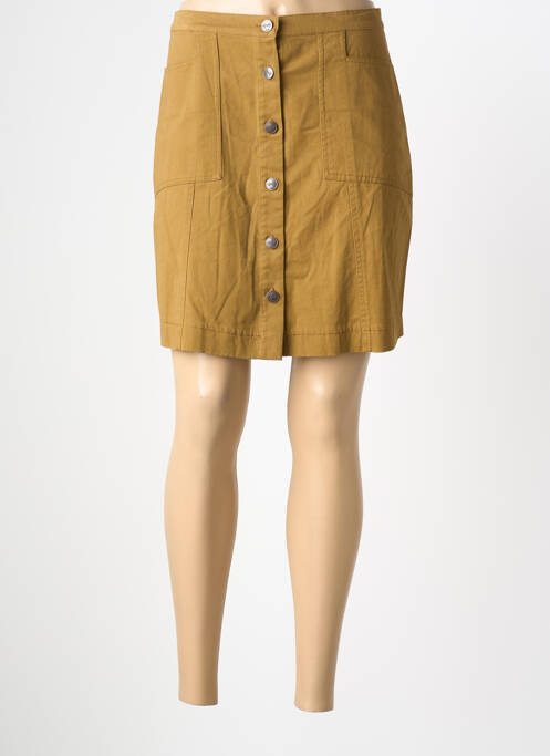 Jupe courte poches marron LA FIANCÉE femme