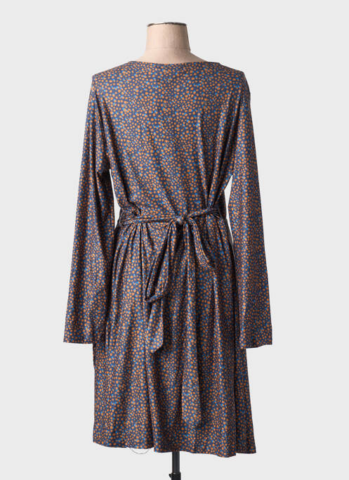 Robe mi-longue manches longues manches longues orange LA FIANCÉE femme