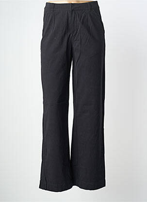 Pantalon large tissage popeline taille normale noir LA FIANCÉE femme
