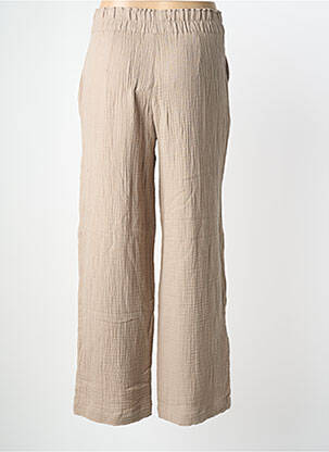 Pantalon large poches taille normale beige STREET ONE femme