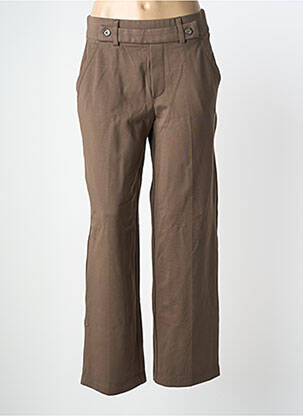 Pantalon droit stretch taille normale marron STREET ONE femme