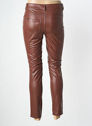 Pantalon slim stretch taille normale marron STREET ONE femme