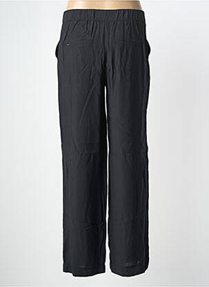 Pantalon droit tissage popeline taille normale noir STREET ONE femme
