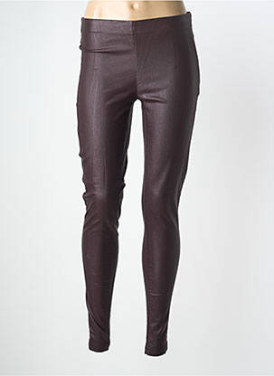 Pantalon slim taille élastique taille normale violet COPENHAGEN femme