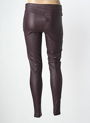 Pantalon slim taille élastique taille normale violet COPENHAGEN femme
