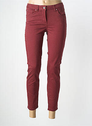 Pantalon 7/8 stretch taille normale violet COPENHAGEN femme