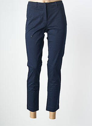 Pantalon 7/8 stretch taille normale bleu BRANDTEX femme