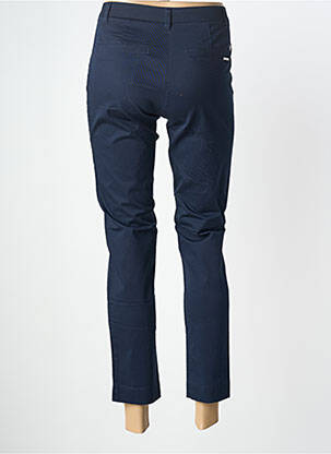Pantalon 7/8 stretch taille normale bleu BRANDTEX femme