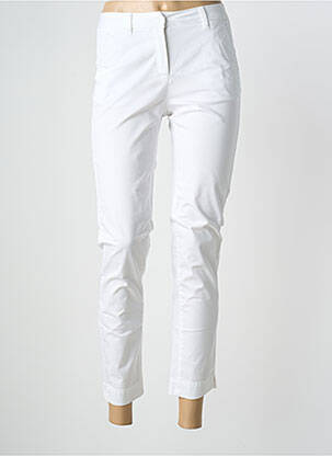 Pantalon 7/8 stretch taille normale blanc BRANDTEX femme