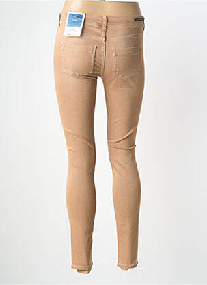 Pantalon slim tissage popeline taille normale marron STREET ONE femme