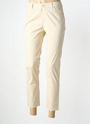 Pantalon 7/8 stretch taille normale beige LA FIANCÉE femme