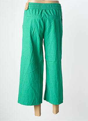 Pantacourt taille élastique taille normale vert CECIL femme