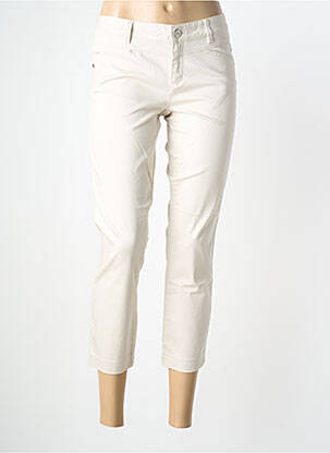 Pantacourt stretch taille normale beige STREET ONE femme