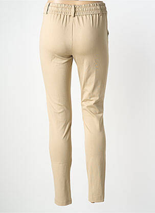 Pantalon slim taille élastique taille normale beige COPENHAGEN femme