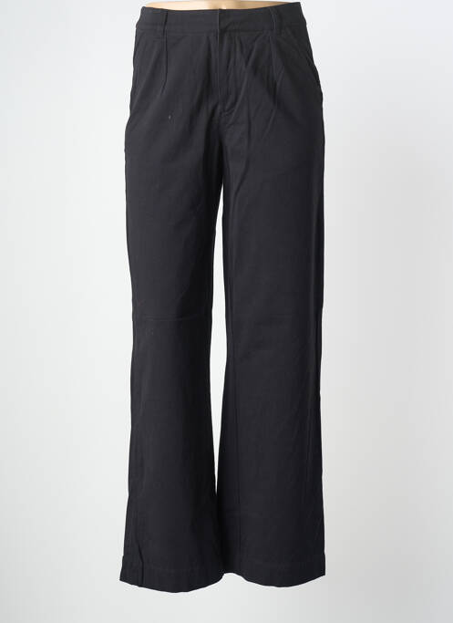 Pantalon large tissage popeline taille normale noir LA FIANCÉE femme