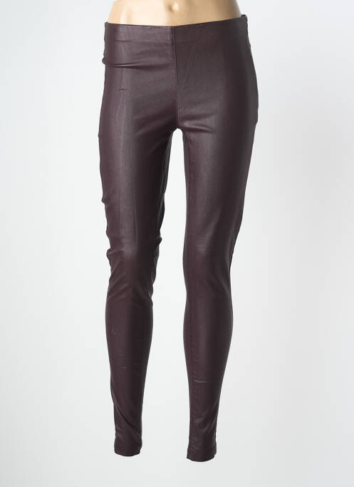 Pantalon slim taille élastique taille normale violet COPENHAGEN femme