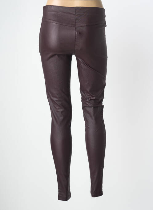 Pantalon slim taille élastique taille normale violet COPENHAGEN femme