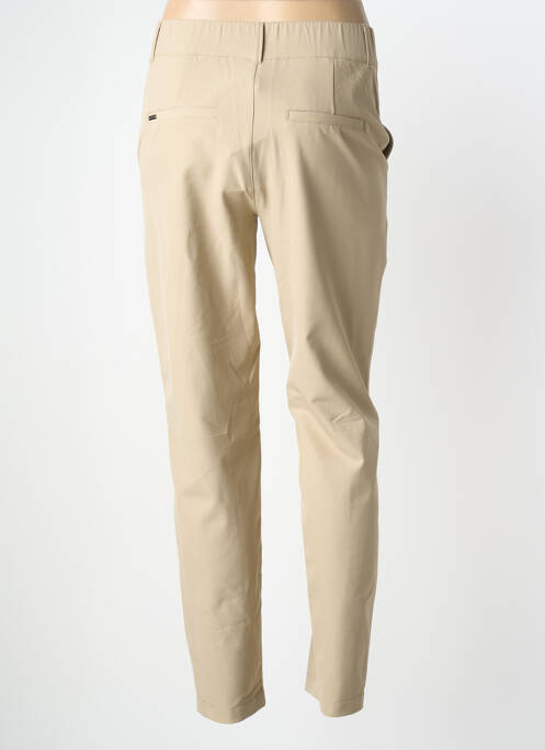 Pantalon slim taille élastique taille normale beige STREET ONE femme