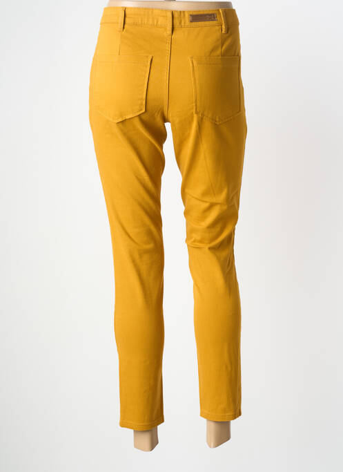 Pantalon 7/8 stretch taille normale jaune LA FIANCÉE femme