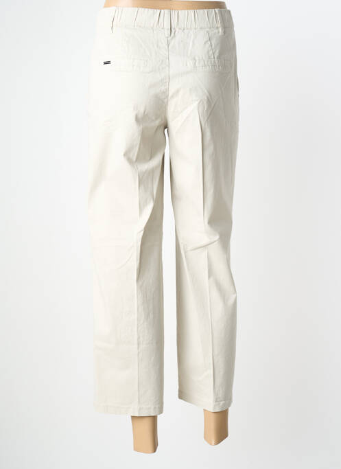 Pantalon 7/8 stretch taille normale beige STREET ONE femme
