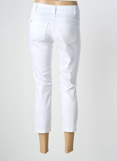 Pantalon 7/8 stretch taille normale blanc STREET ONE femme