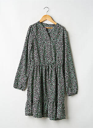 Robe mi-longue manches longues noir ONLY fille