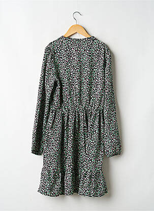 Robe mi-longue manches longues noir ONLY fille