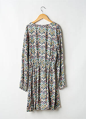 Robe mi-longue col rond manches longues blanc GARCIA fille