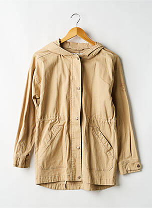 Trench a capuche beige GARCIA fille