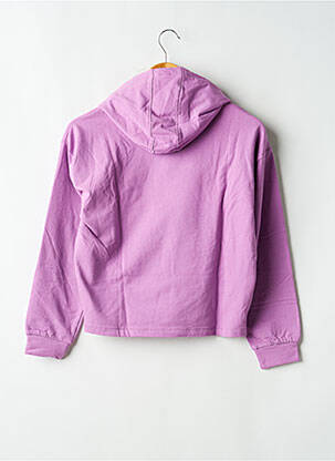 Sweat-shirt à capuche coupe droite manches longues violet GARCIA fille