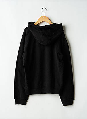 Sweat-shirt à capuche col v manches longues noir GARCIA fille